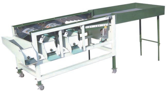 製品情報 ミカン二連自動選果機 ASF303AX - 佐藤農機鋳造株式会社